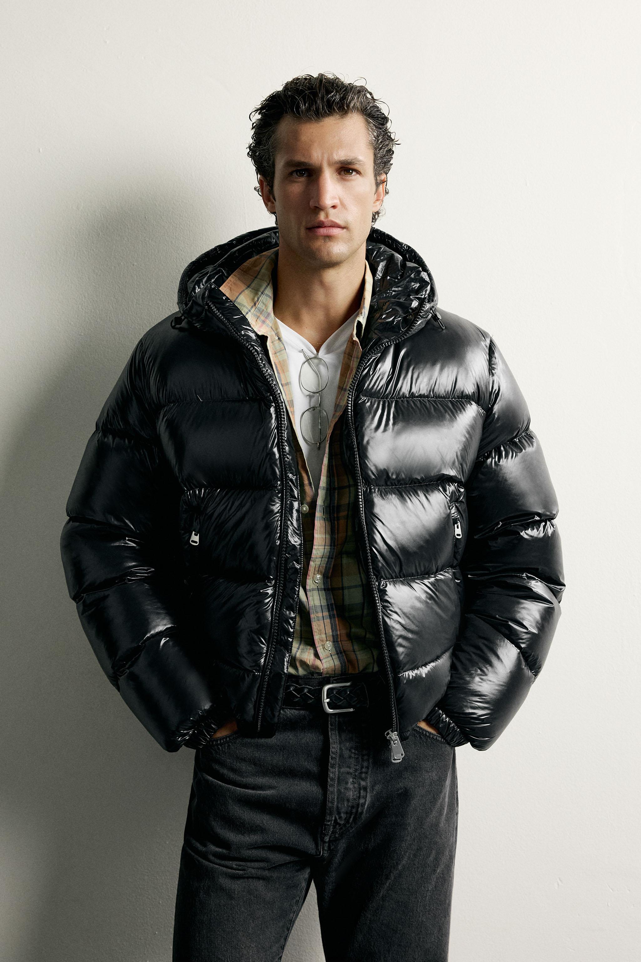 Мужские куртки Zara WATER-REPELLENT 80/20 DOWN JACKET — фото 2