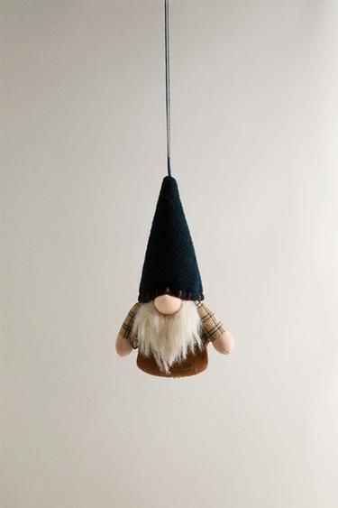 BEARDED GNOME CHRISTMAS TREE DECORATION - Blue by Zara - Image 0