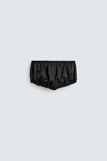 SATIN SHORTS HARRY LAMBERT FOR ZARA X DISNEY - Black by Zara