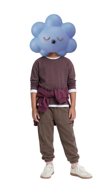 SWEAT IMPRIMÉ INSCRIPTION - Grenat de Zara - Image 2