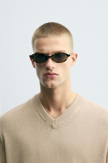 OVAL SUNGLASSES - Tortoiseshell by Zara - Image 0