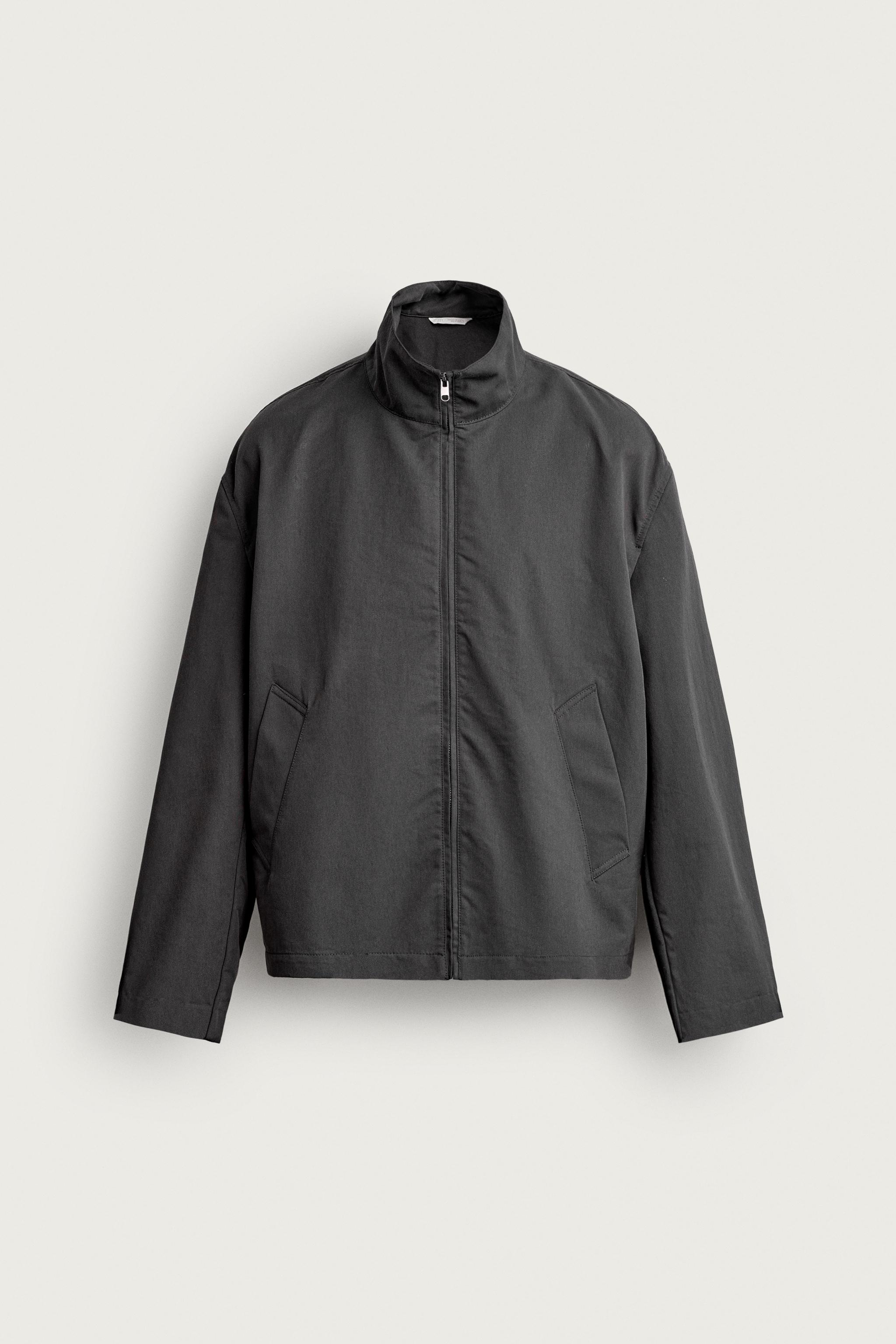 SIMSON グレージャケット WATER-REPELLENT TECHNICAL JACKET - Anthracite grey | ZARA United
