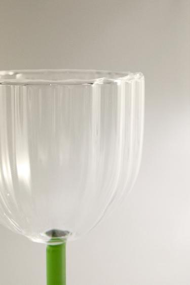 VERRE BOROSILICATE TIGE COULORÉE - Vert de Zara - Image 4