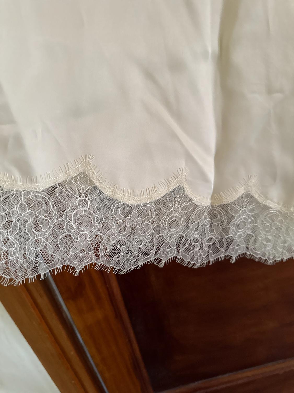 ZW COLLECTION SATIN LACE SKIRT - Image 3