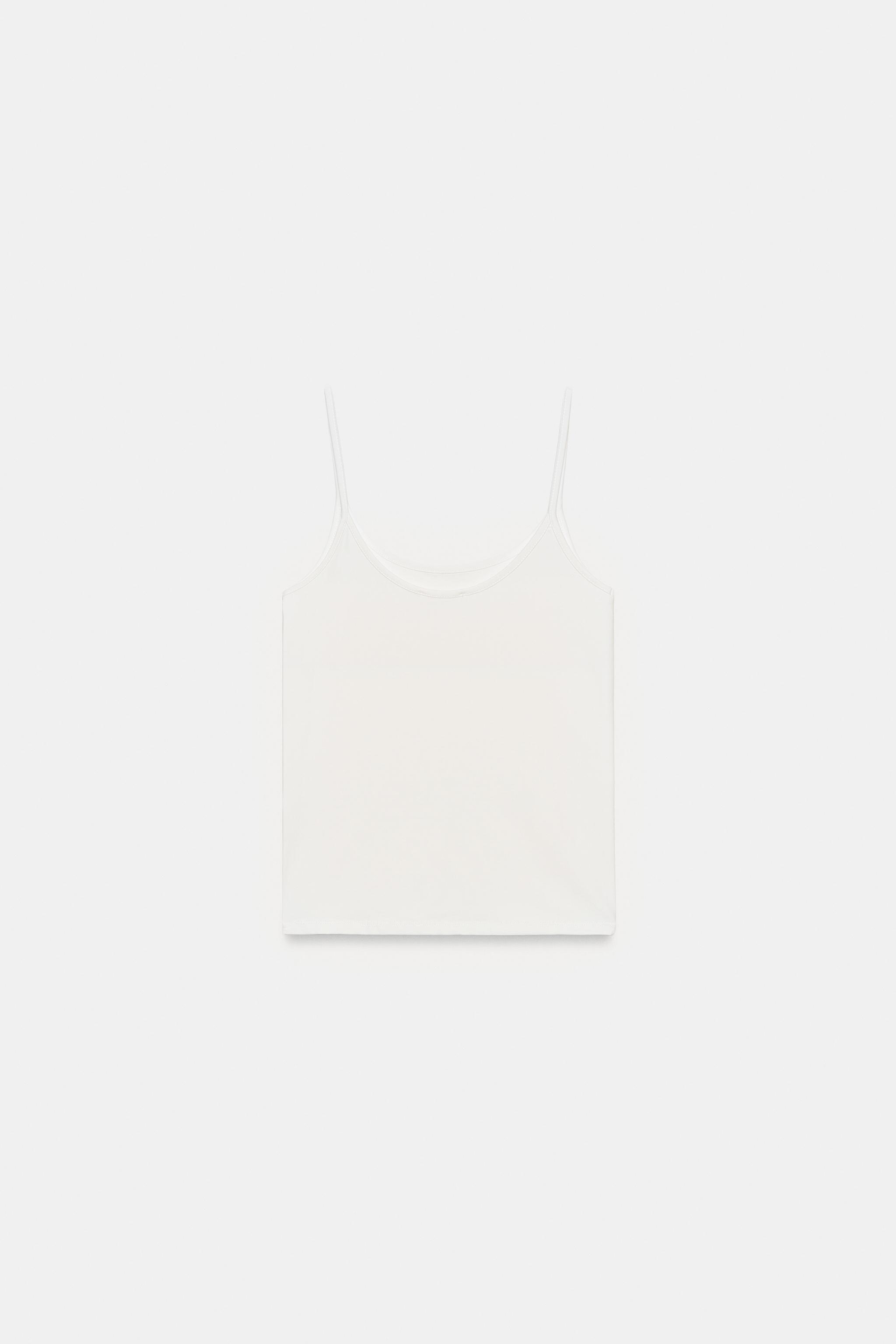 THIN STRAP POLYAMIDE TANK TOP