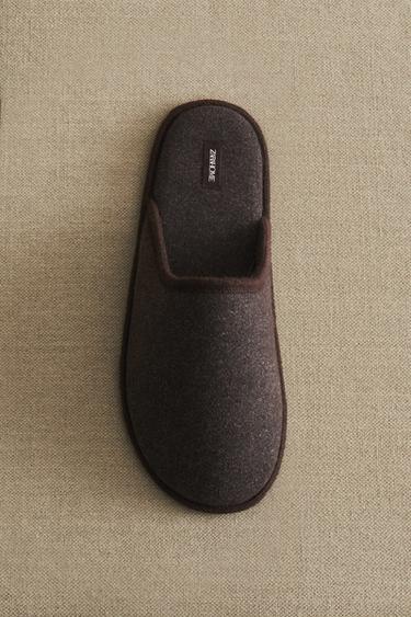 COSY SLIPPERS - Brown by Zara