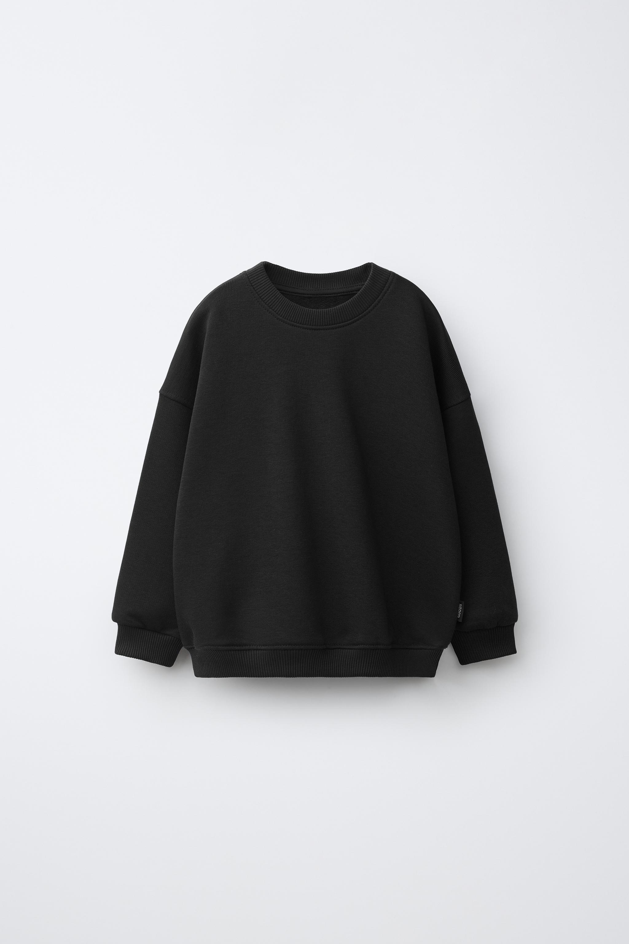 RIB TRIM SWEATSHIRT