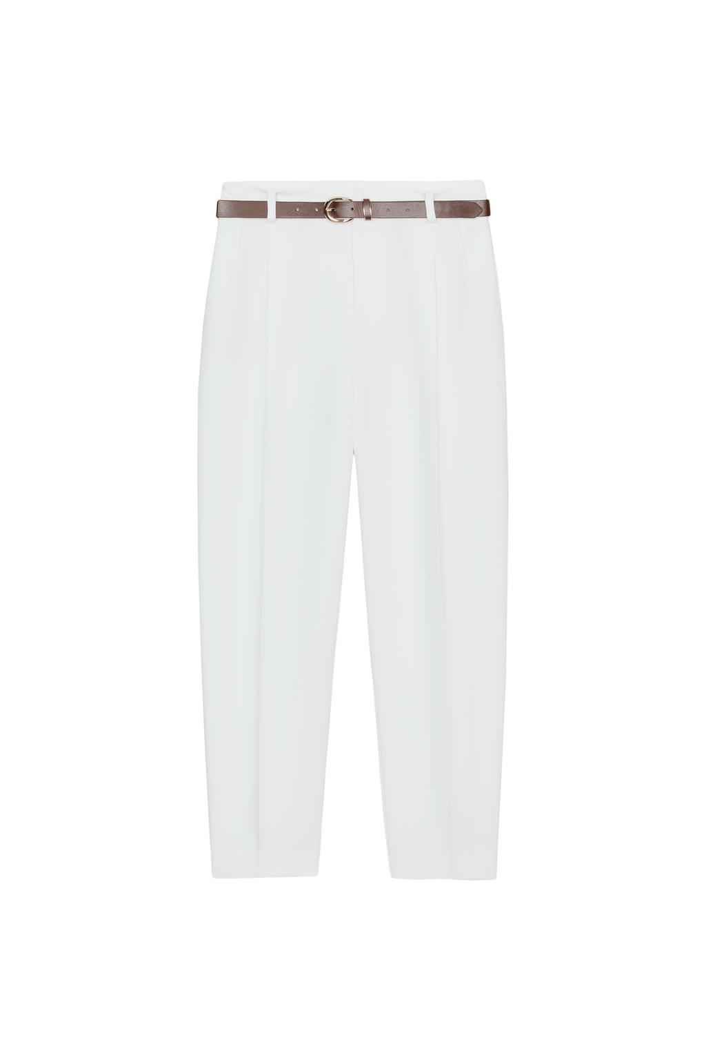BELTED PLEATED PANTS - image 3
