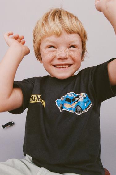 CAMISETA ESTAMPADA HOT WHEELS ™ MATTEL - Cinza-antracito da Zara