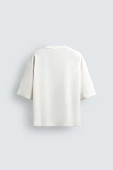 SWEAT COUPE BOXY STRUCTURÉ - Beige clair de Zara - Image 8