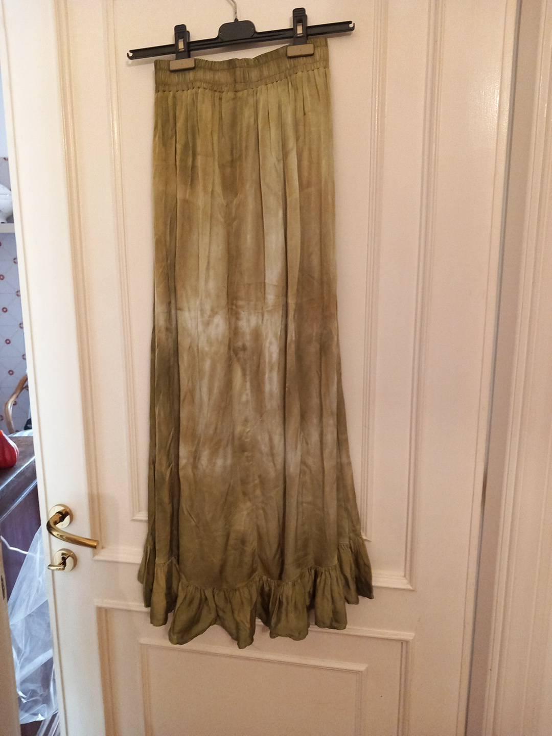 RUFFLED TIE-DYE SKIRT - Image 2