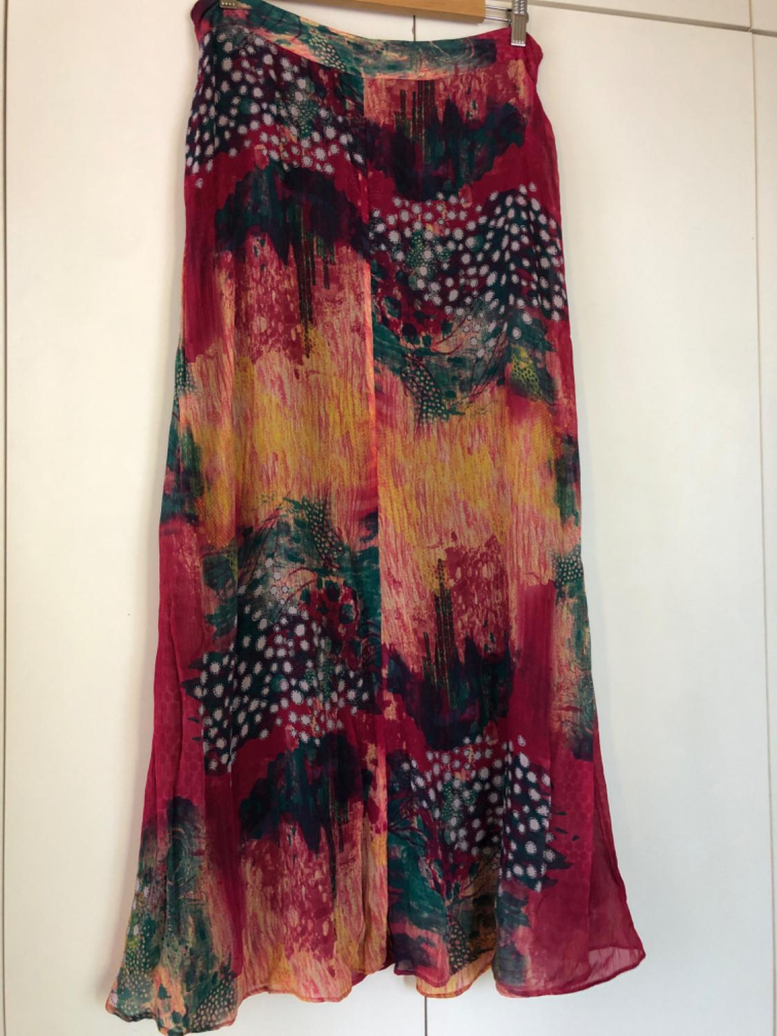 PRINTED MIDI SKIRT - Image 2