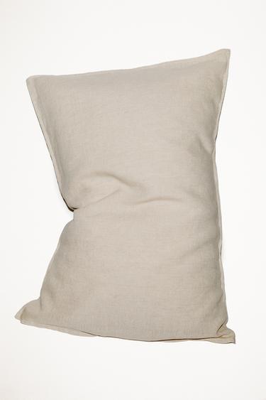 HOUSSE DE COUETTE UNIE (160 GXM ²) - Beige clair de Zara - Image 5