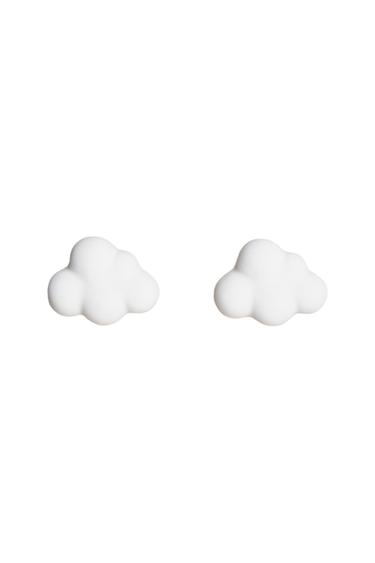 PACK OF KIDS' CLOUD DOOR KNOBS (PACK OF 2) - White by Zara
