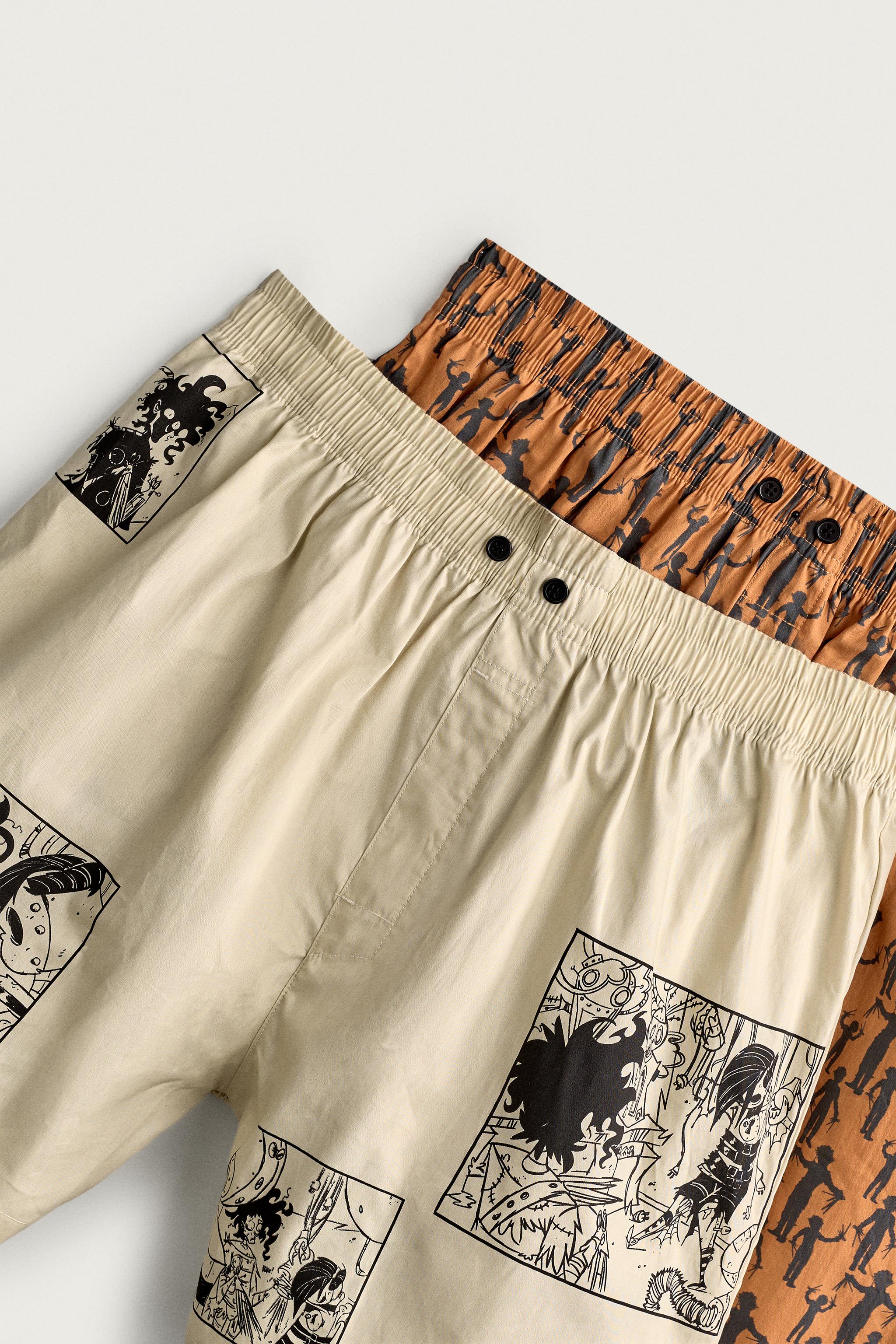 EDWARD SCISSORHANDS ©20TH CENTURY STUDIOS COMBINED POPLIN BOXER SHORTS 2-PACK