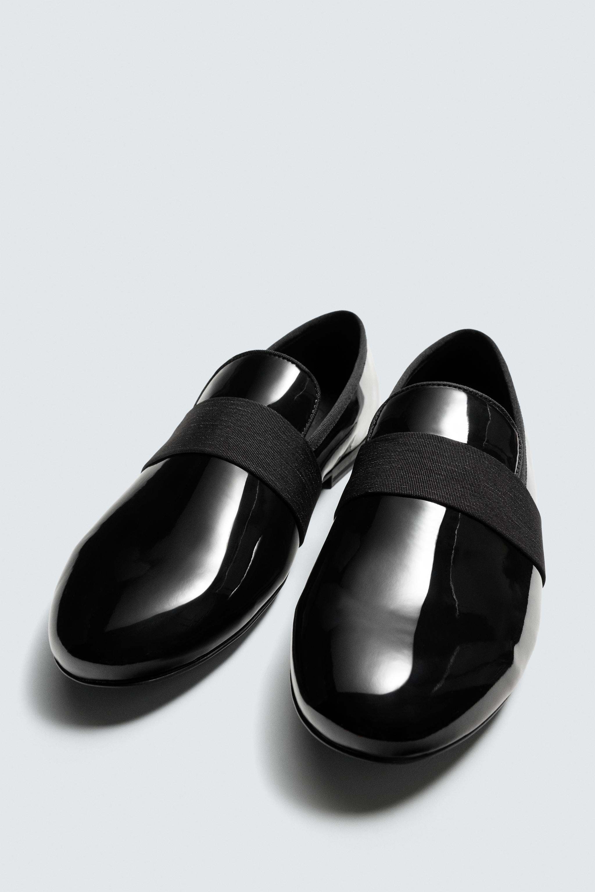 DRESS PATENT EFFECT LOAFERS