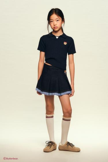 BUTTERBEAR © DENIM SKIRT - Blue by Zara