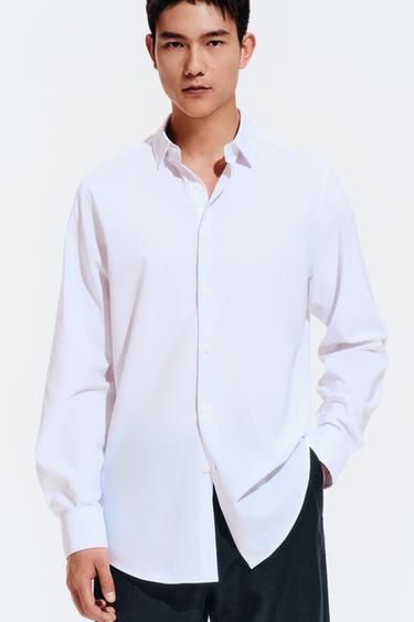 SLIM FIT SHIRT - White by Zara