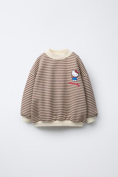 Zara PRUGASTA DUKSERICA HELLO KITTY © SANRIO – Ekru