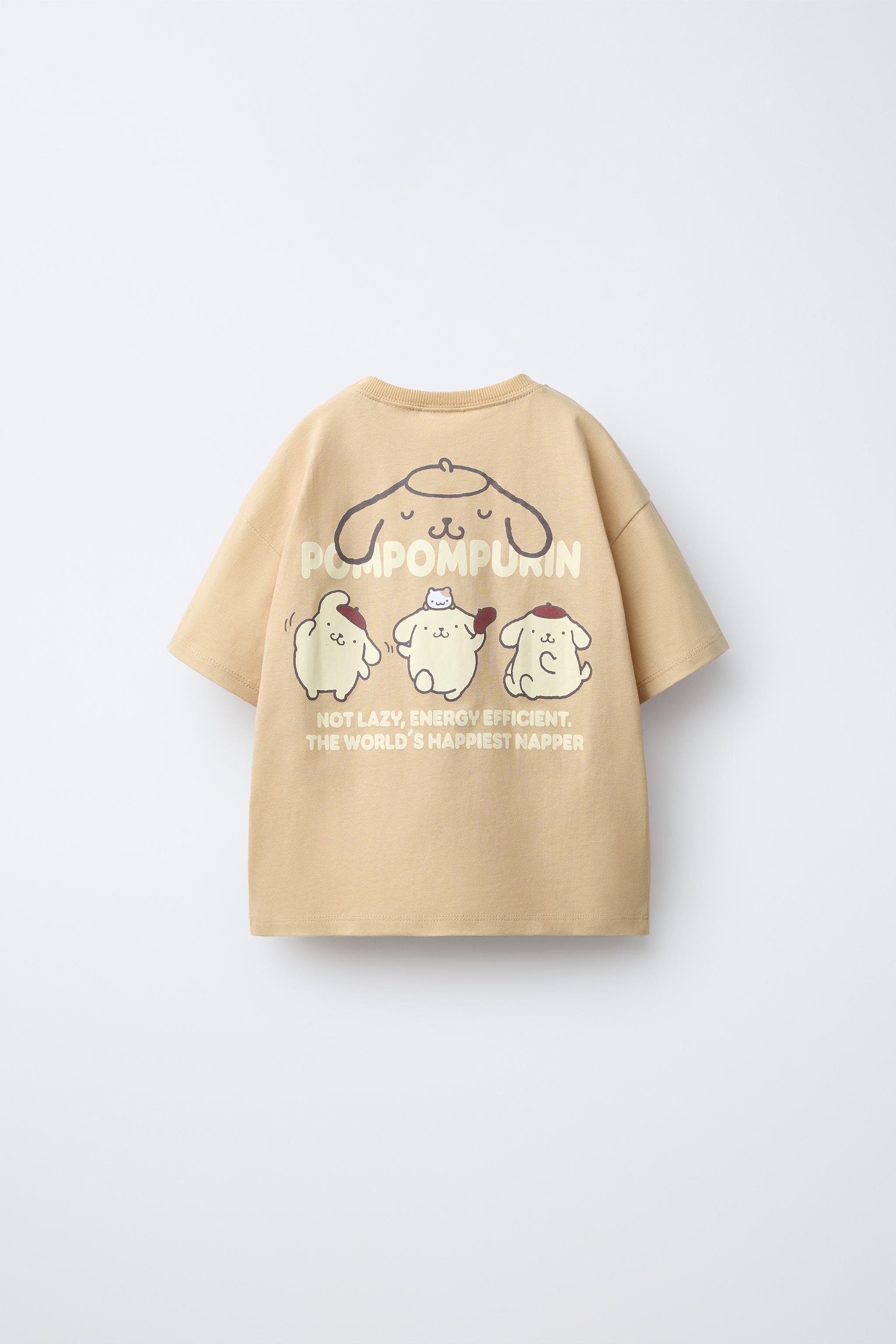 T-SHIRT IMPRIMÉ POMPOMPOURIN © SANRIO - Jaune | ZARA France