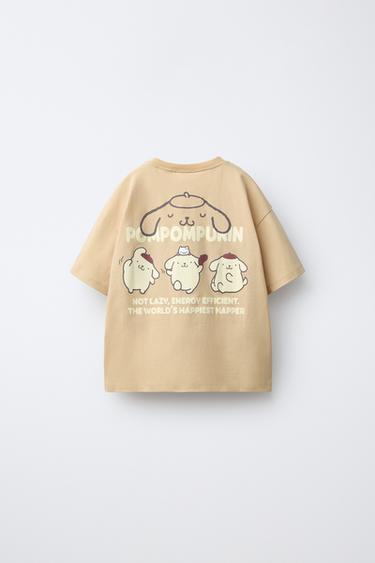 POMPOMPOURIN © SANRIO PRINTED T-SHIRT - Yellow by Zara - Image 1