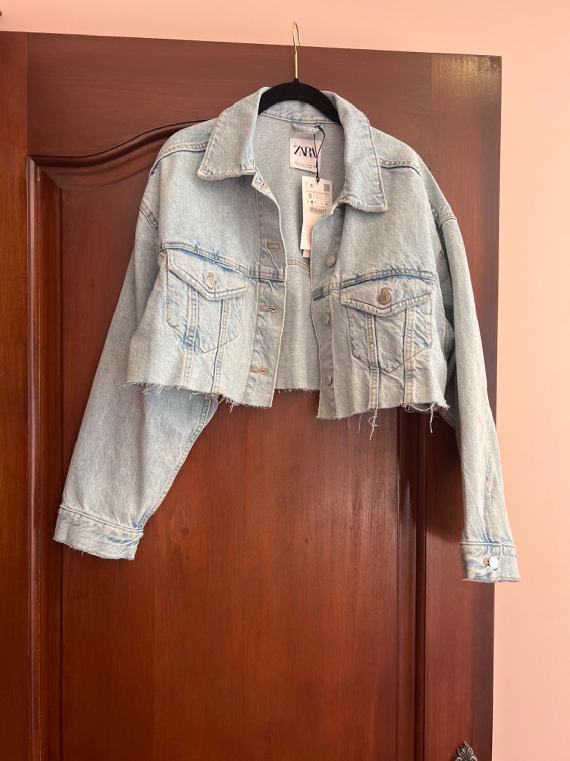 TRF ASYMMETRIC DENIM SHIRT