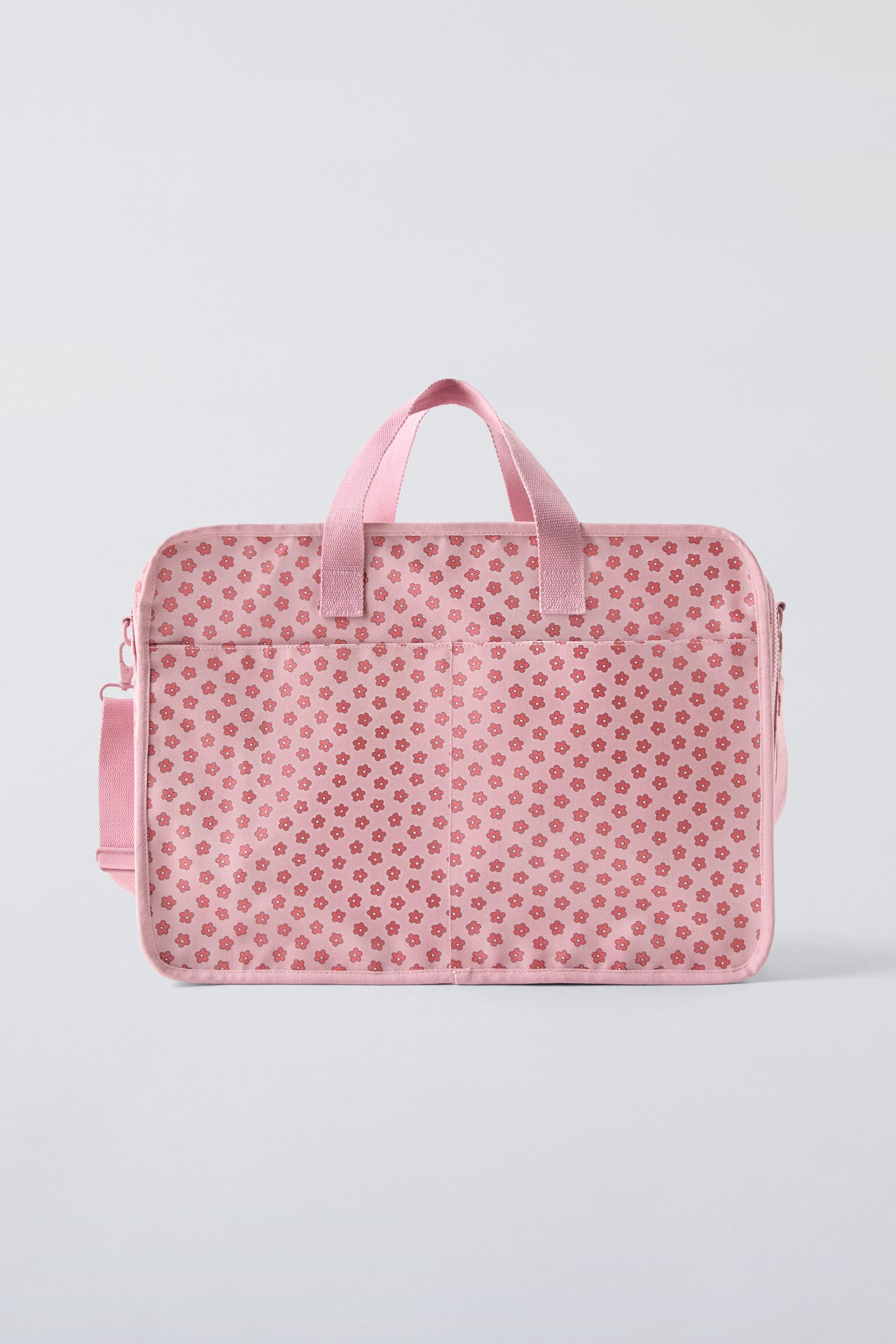 Zara Happy Flower Travel Bag Pink Kids