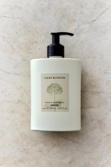 (500 ML) CLEAN BLOSSOM LIQUID HAND SOAP - Green/White by Zara - Image 4