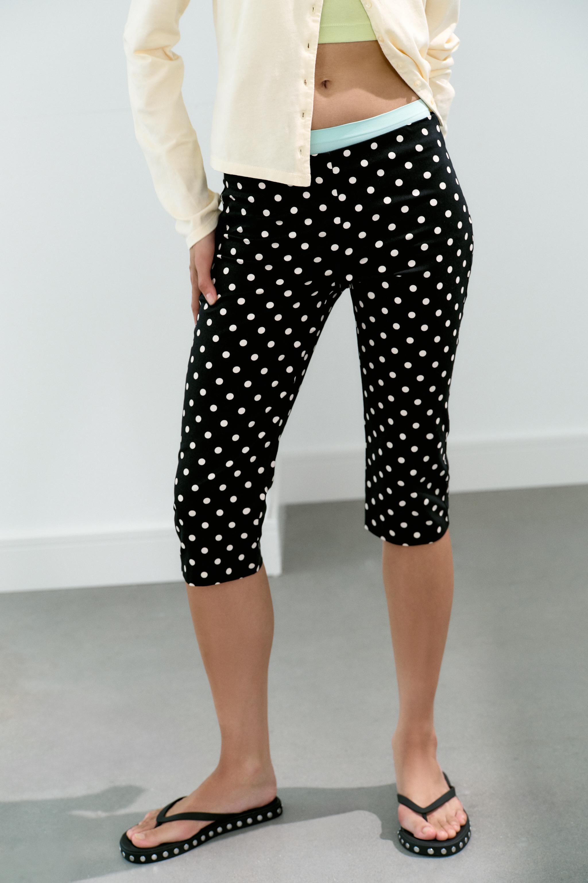 CAPRI PANTS — Black / White