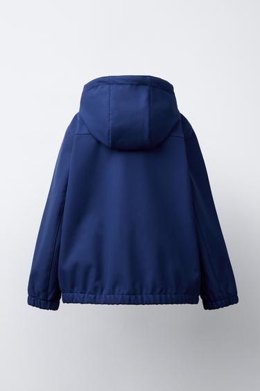 HOODED TECHNICAL JACKET - Bluish by Zara - Image 3
