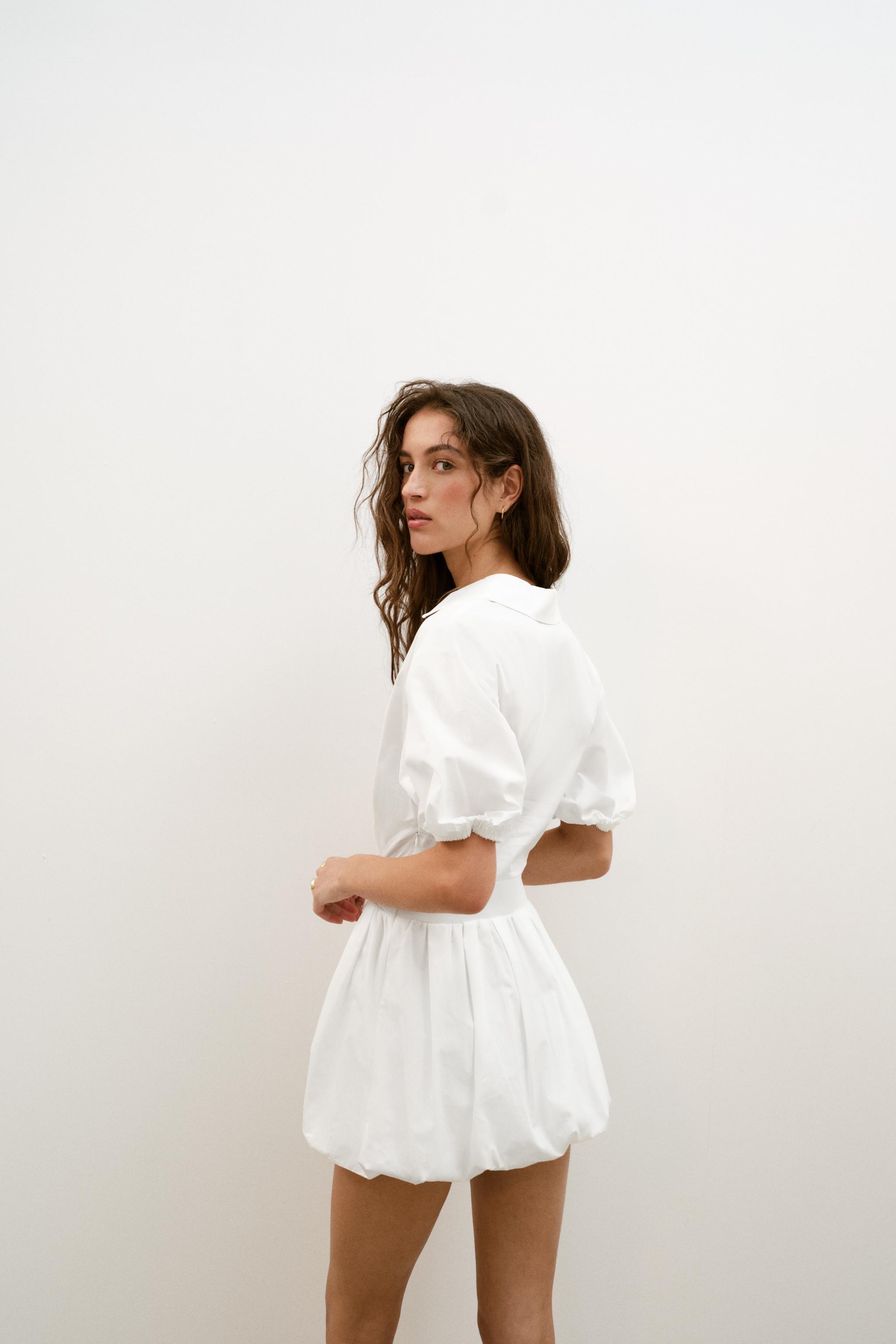 POPLIN MINI DRESS