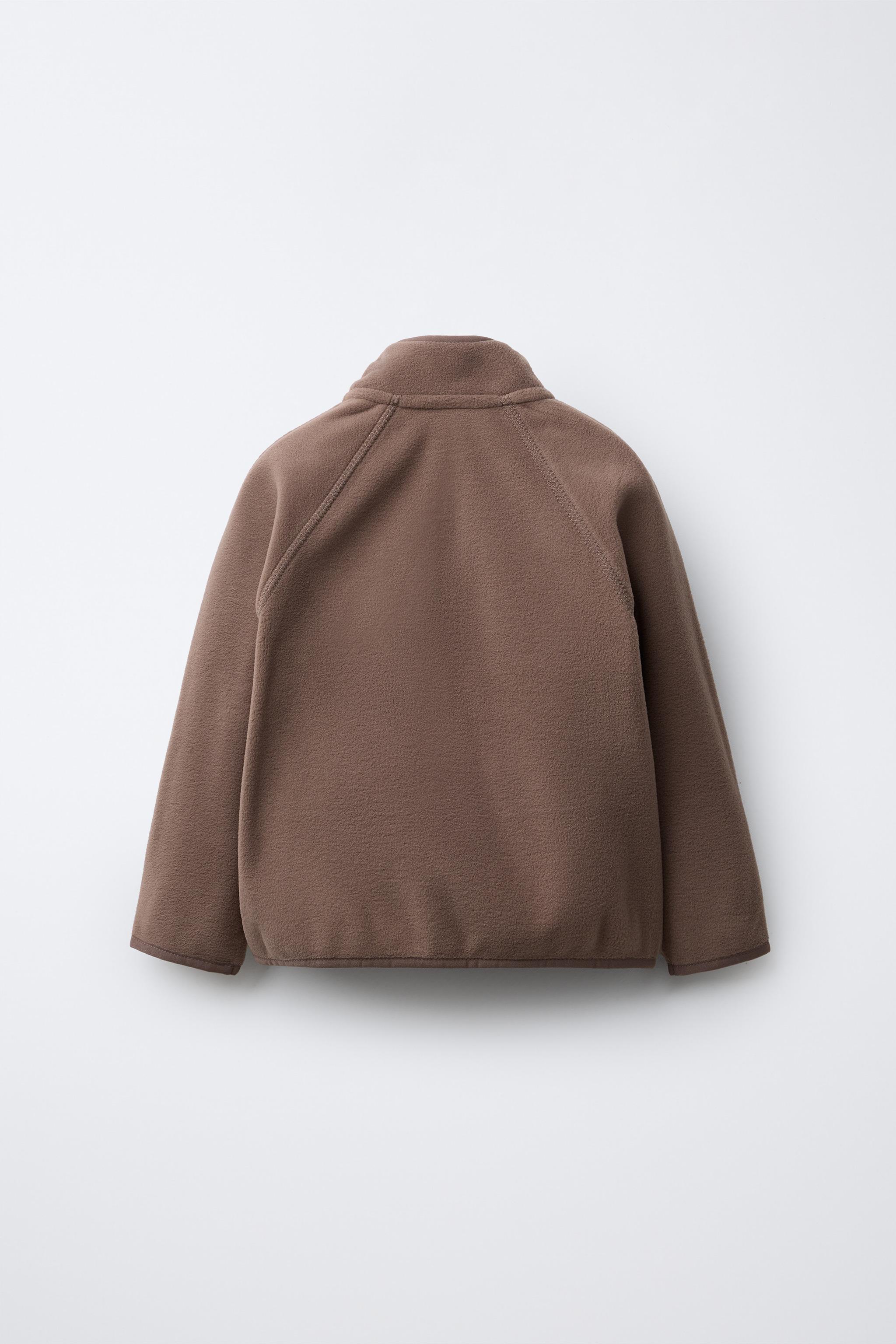 POLARTEC ® SKI COLLECTION FLEECE JACKET - Brown | ZARA Canada