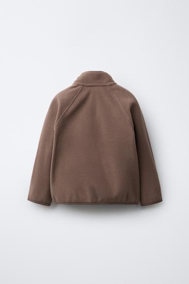 POLARTEC ® SKI COLLECTION FLEECE JACKET - Brown by Zara - Image 1