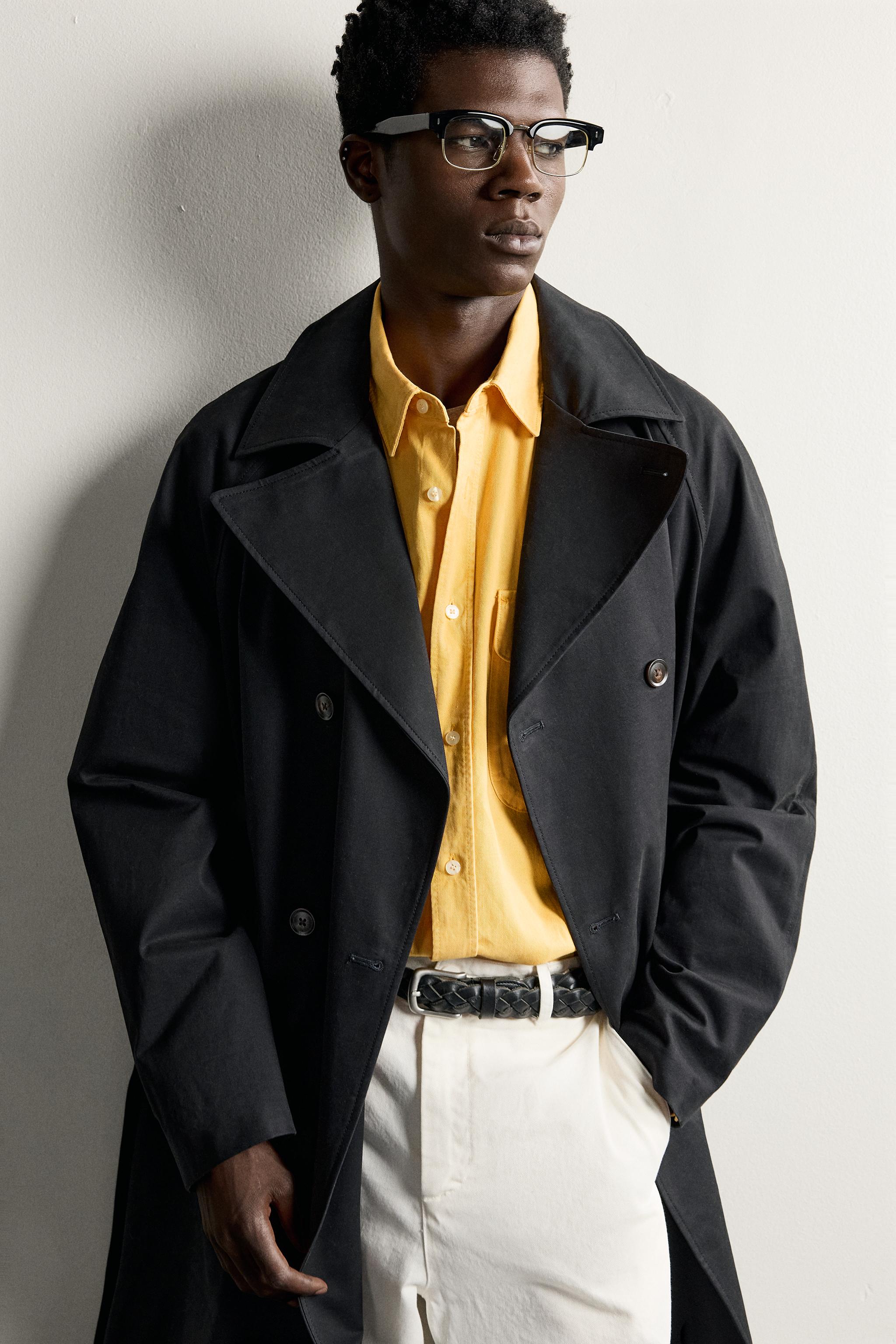 WATER-REPELLENT REGULAR FIT TRENCH COAT