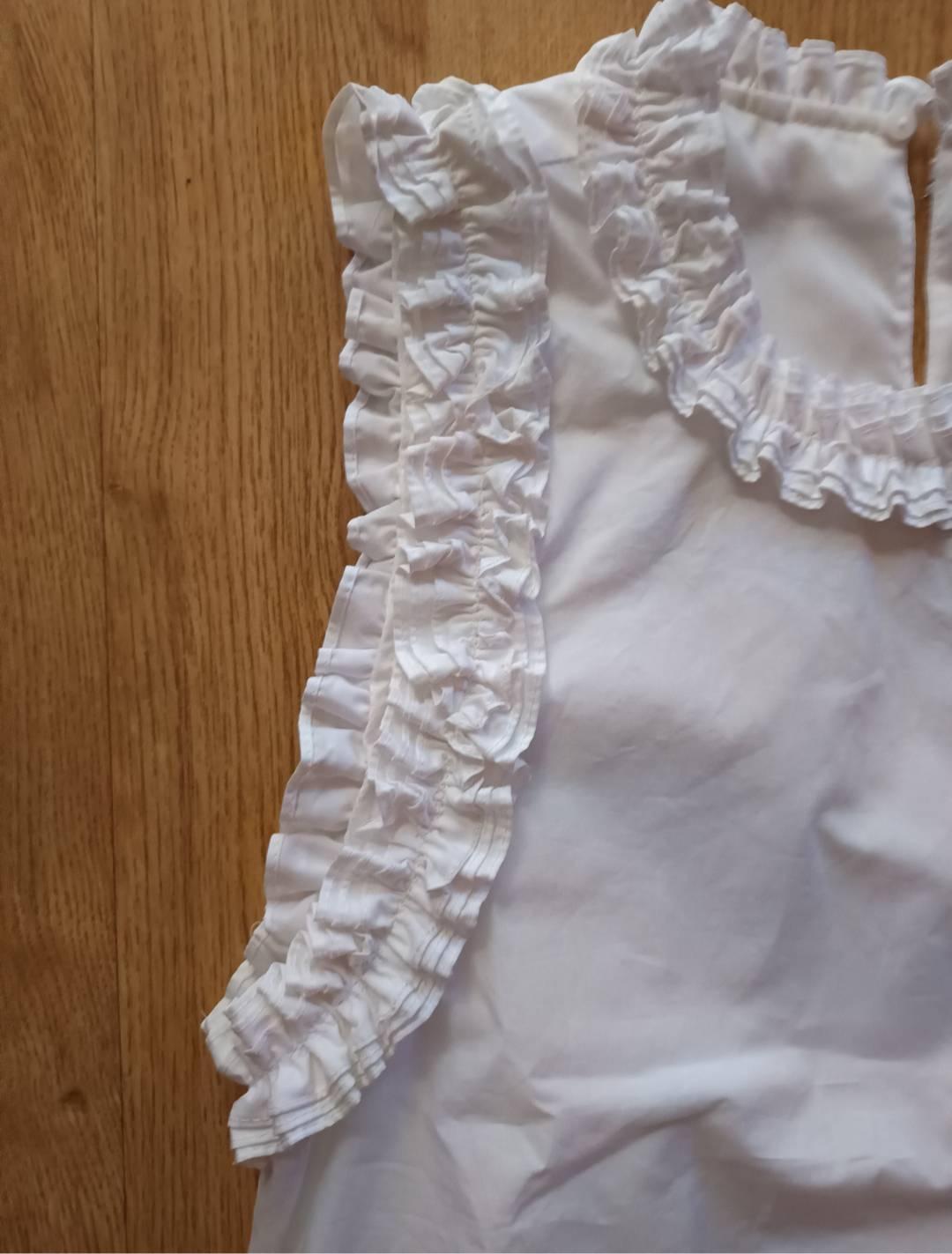 POPLIN RUFFLED DRESS - Image 3