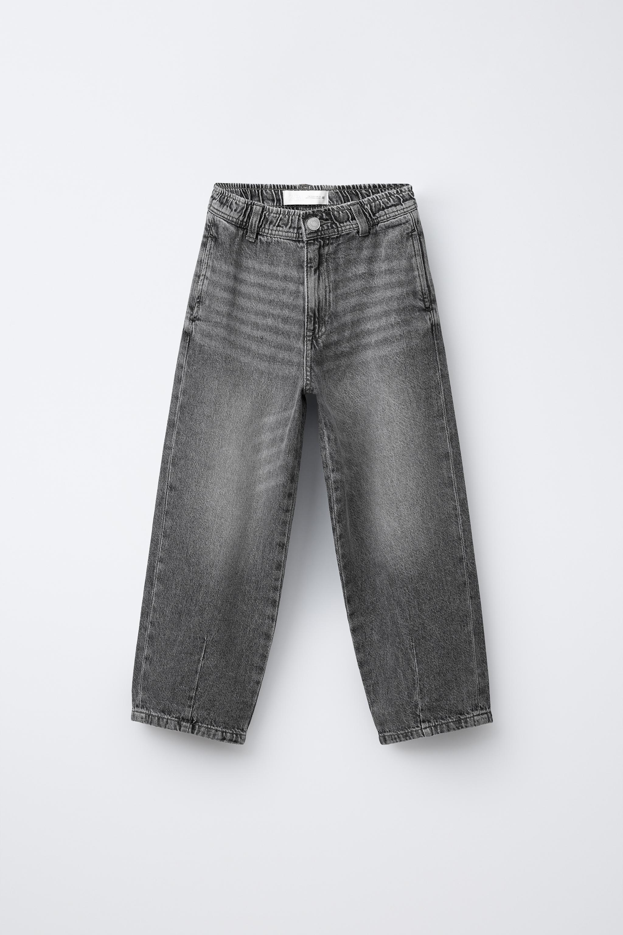【YOURNUS】Kiera Balloon String Denim Pants BALLOON ELASTIC JEANS - Mid-blue | ZARA United States