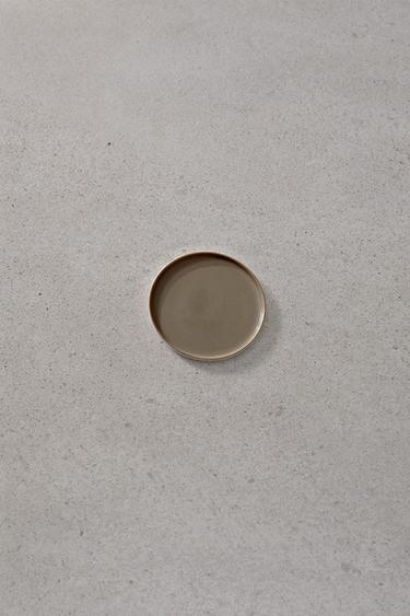 SET OF 2 - PLATE XS - brown/white by Zara - Image 1