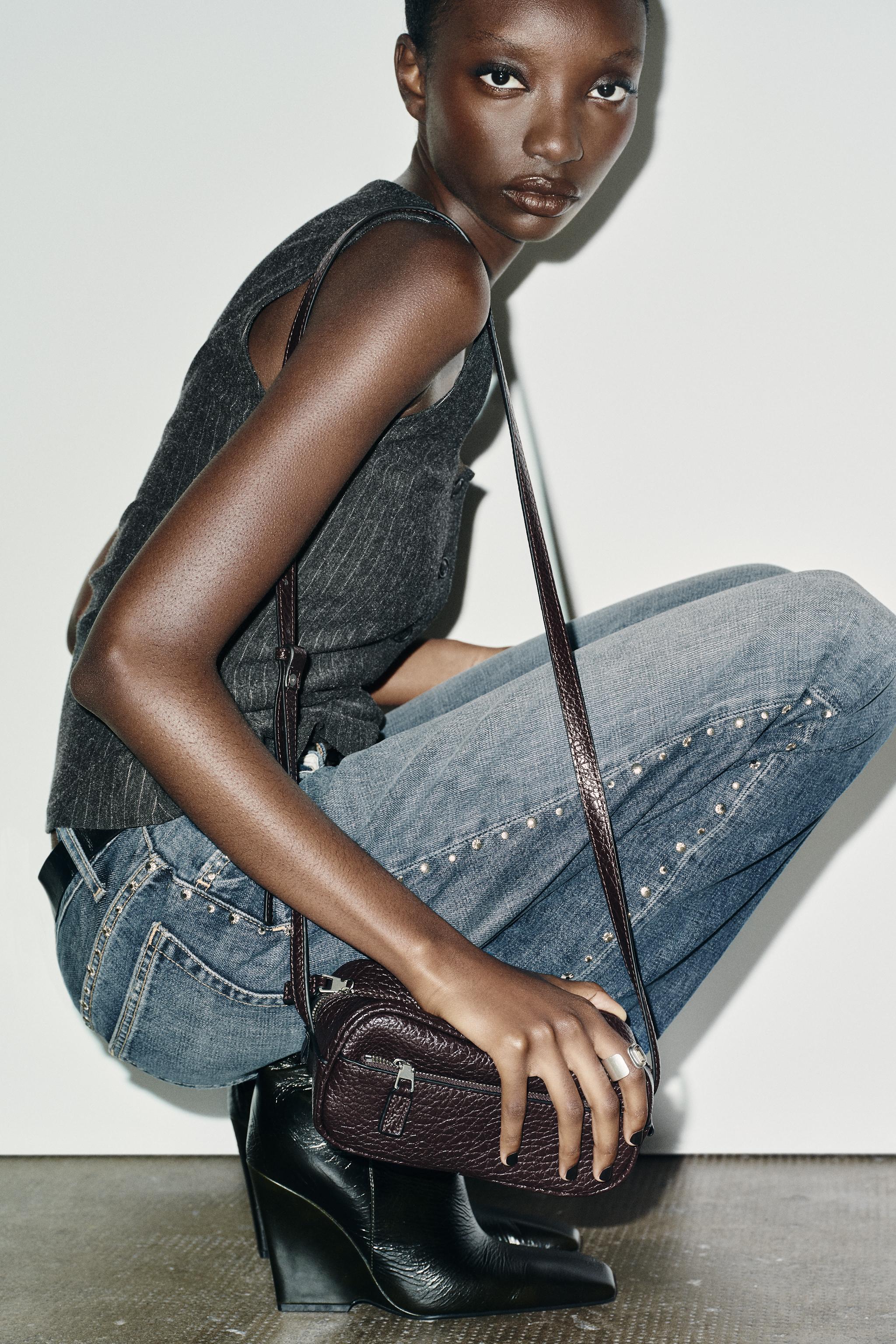 EXTENDED MINI BOWLING BAG - Burgundy Red | ZARA United States