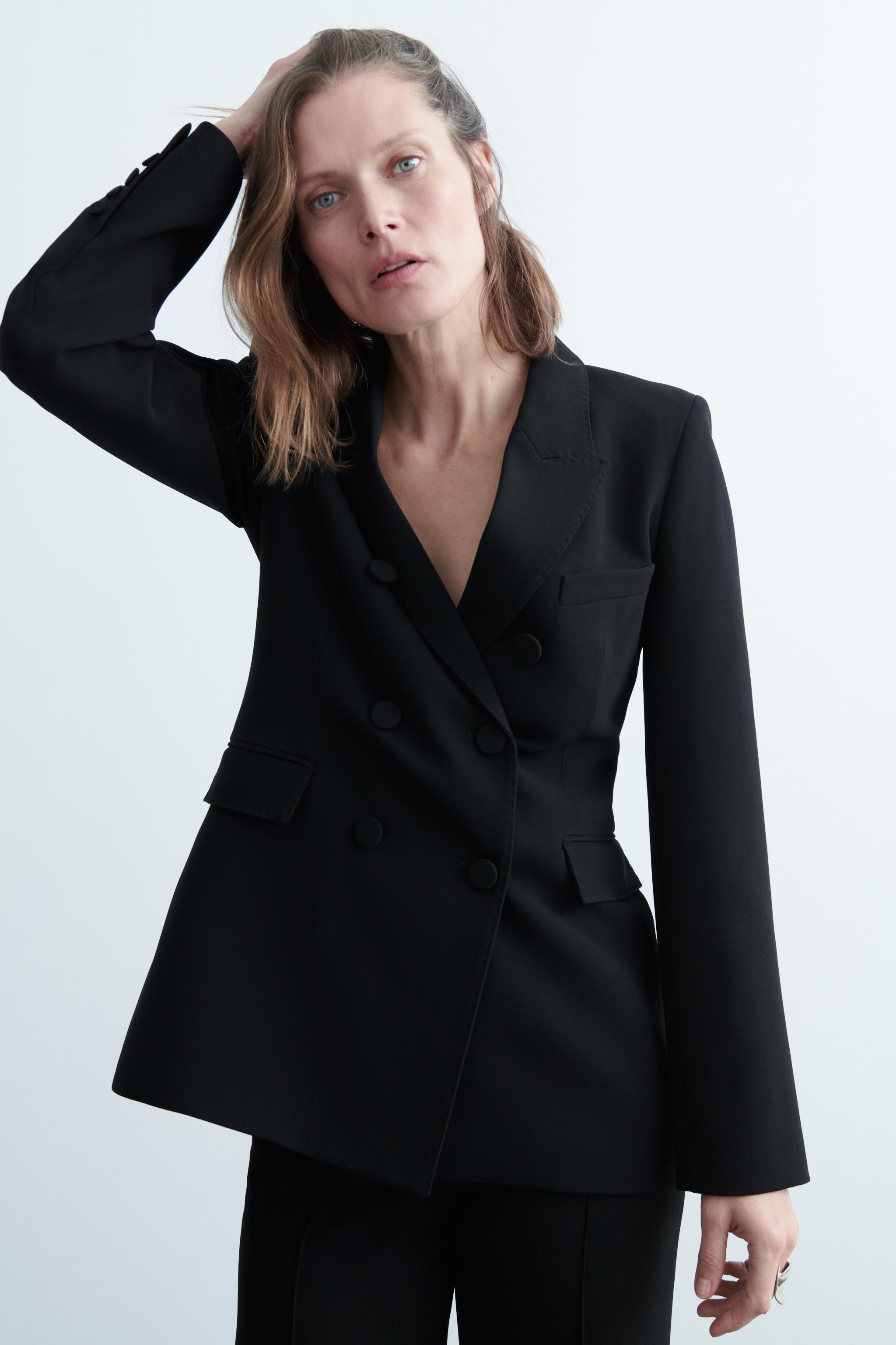 Black on sale zara blazer