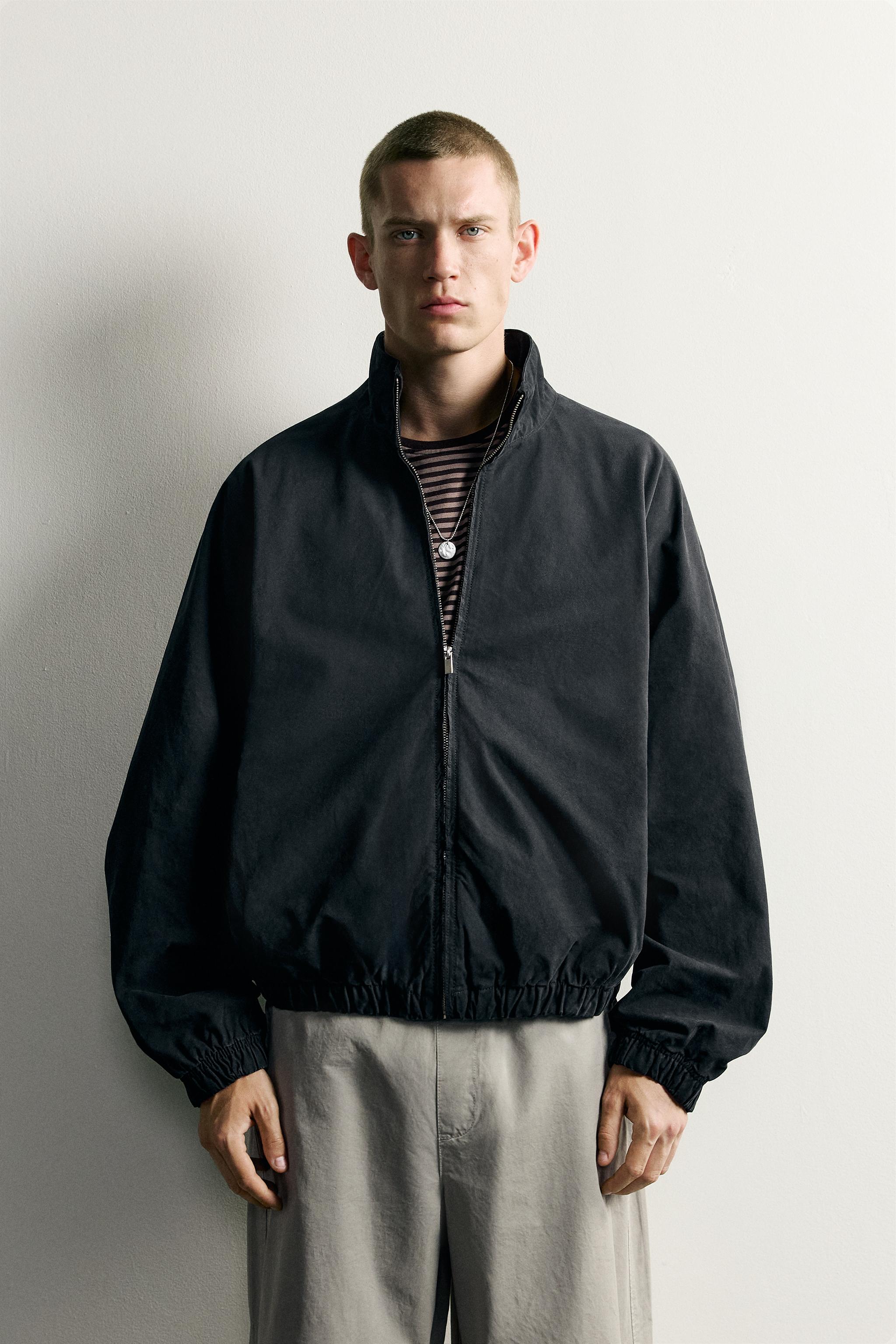BLOUSON RELAXED FIT LAVÉ