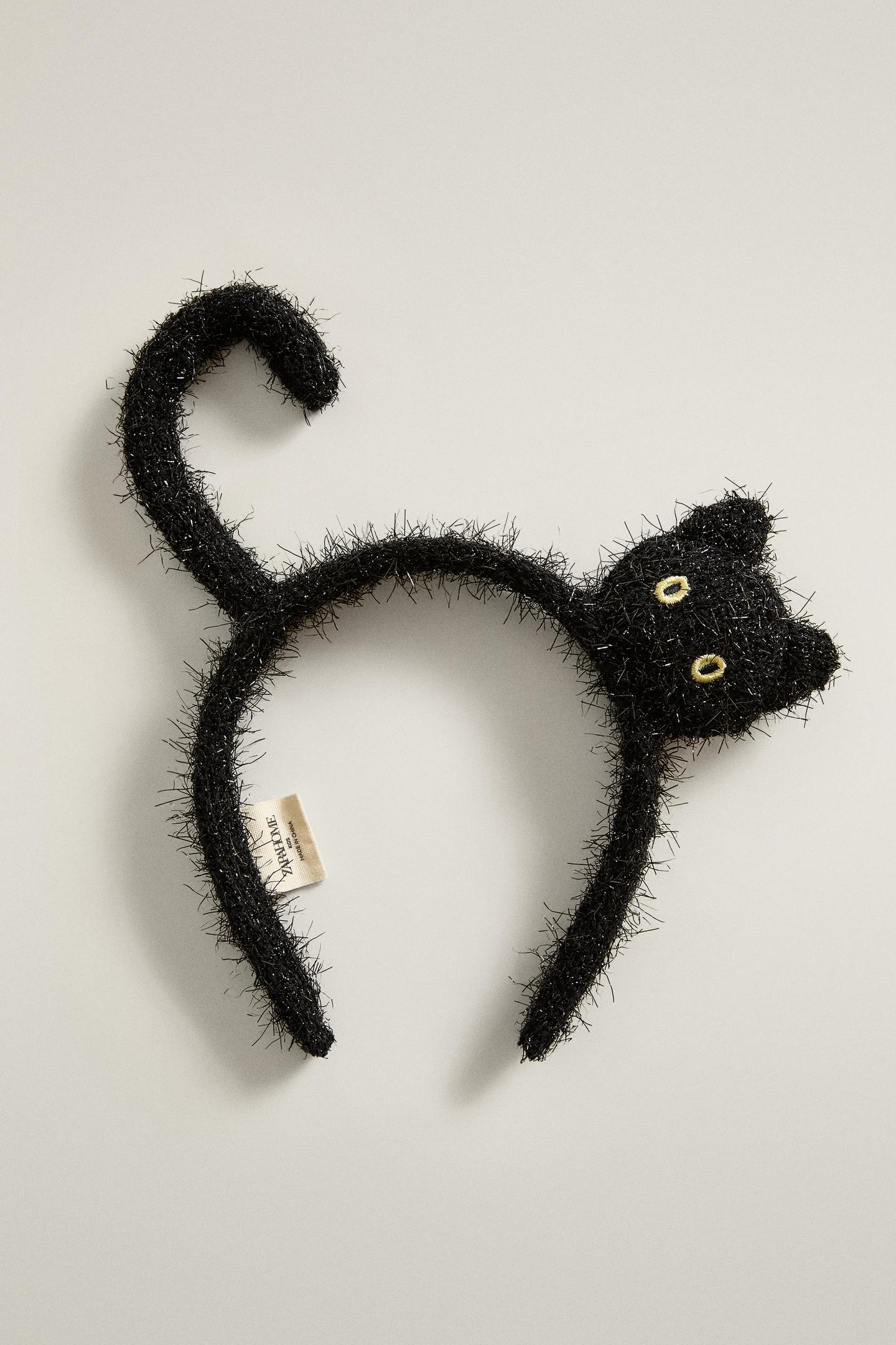 Детские аксессуары для волос Zara Halloween Cat Headband, цвет: Чёрный — фото 1
