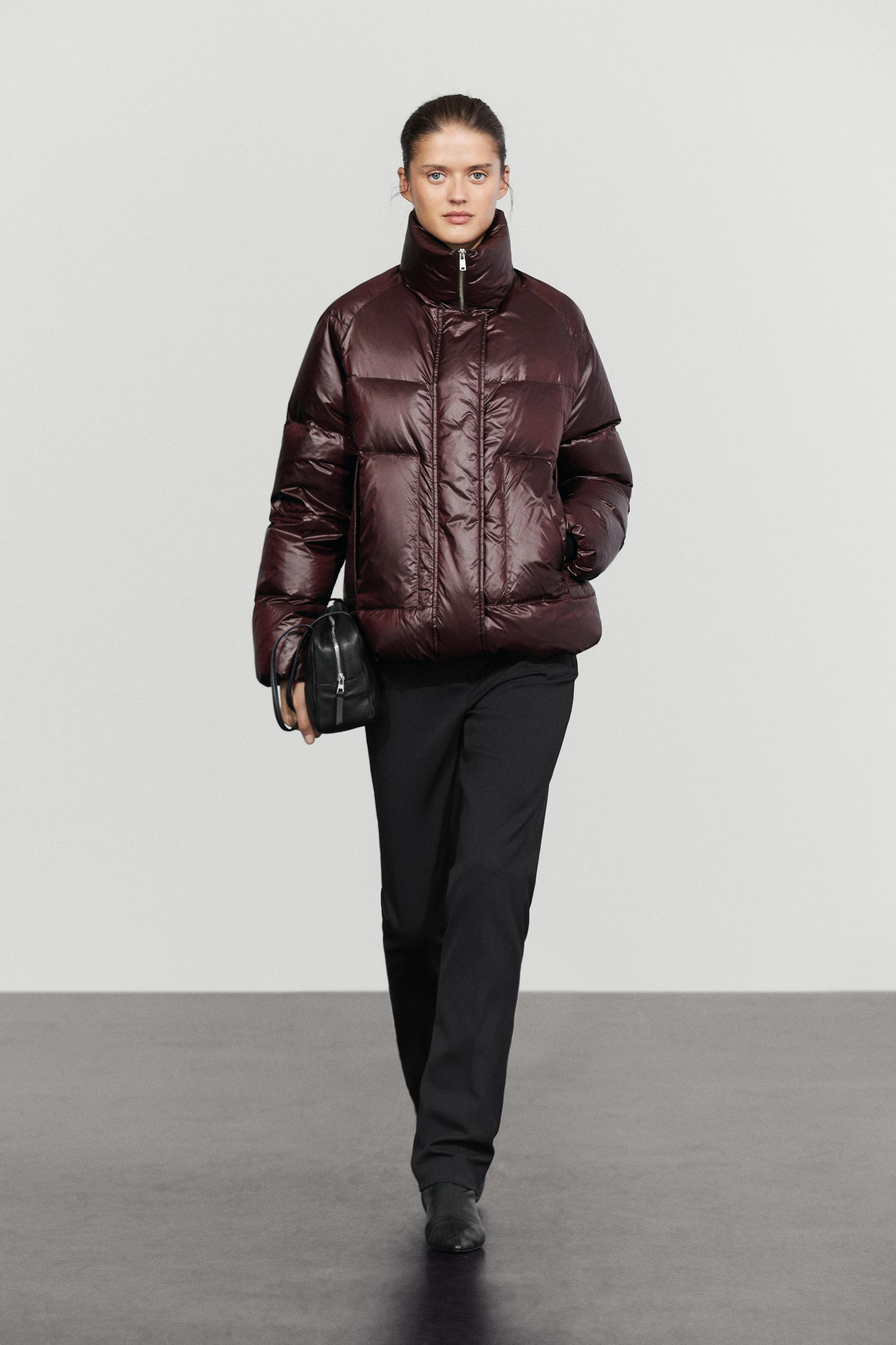 Shiny puffer jacket