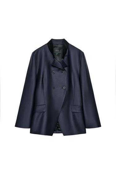 ZW COLLECTION FITTED CONTRAST BLAZER