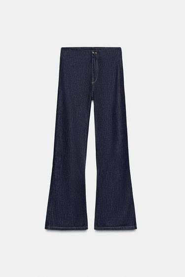 JEANS Z1975 WIDE LEG TIRO ALTO - Azul de Zara