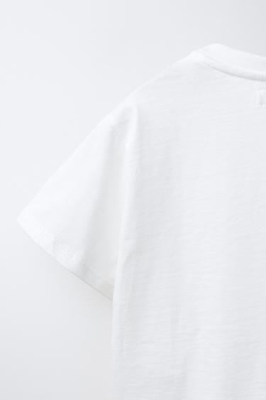 ORGANZA FLOWER T-SHIRT - White by Zara - Image 3