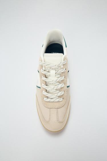 Zara COLORFUL SPORTS SNEAKERS - Taupe Gray