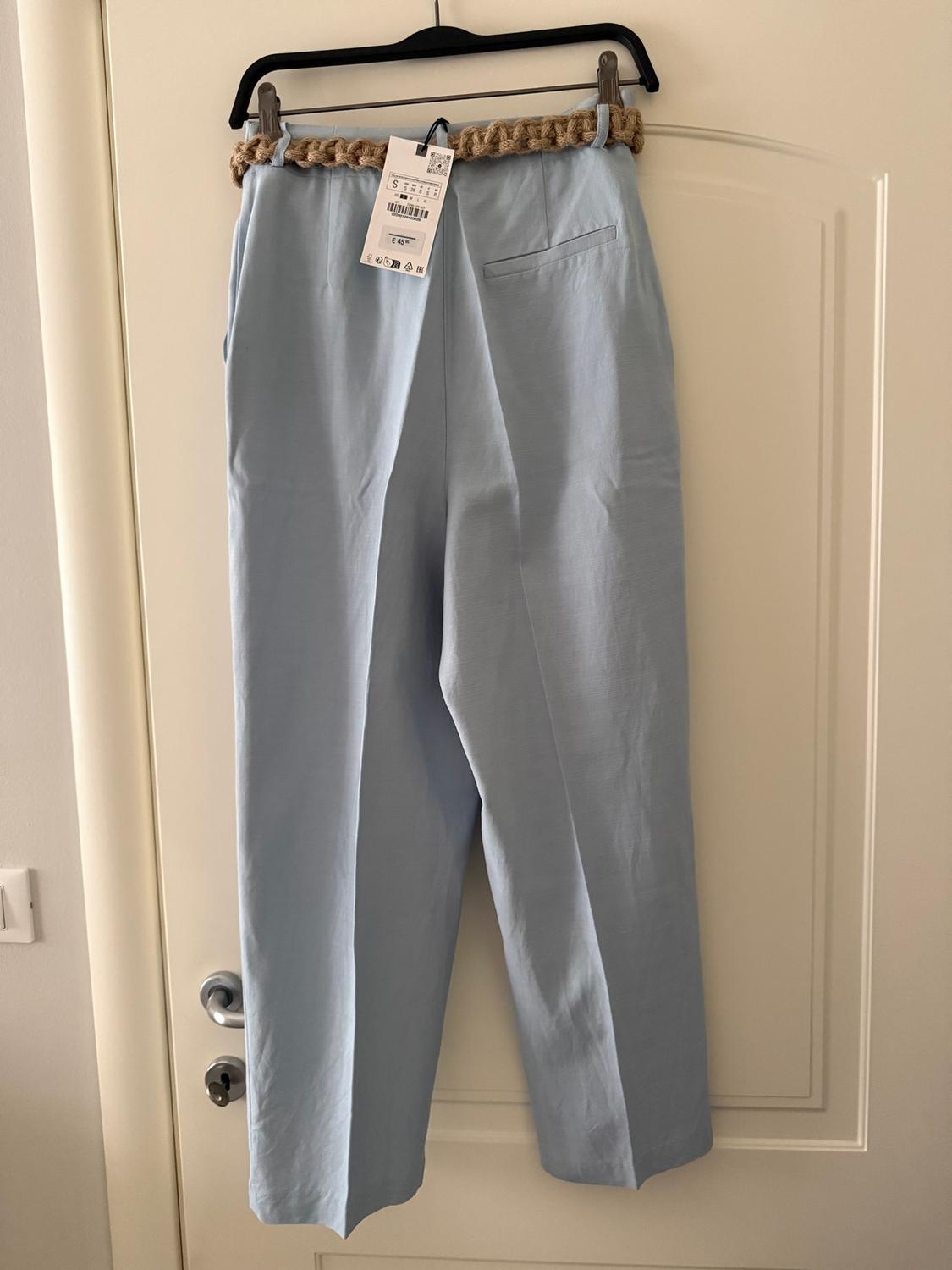 BRAIDED BELT TROUSERS - Image 2