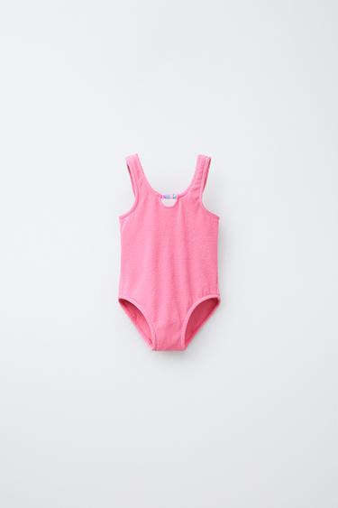 2-6 YEARS/ BEADED ONE-PIECE SWIMSUIT