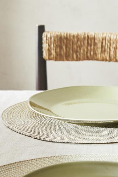 ROUND PLACEMAT (PACK OF 2) - Beige-brown by Zara