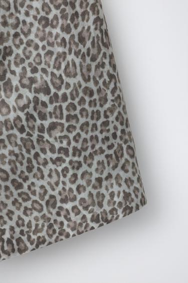 ANIMAL PRINT PLAYSUIT - Brown / Ecru by Zara - Image 3